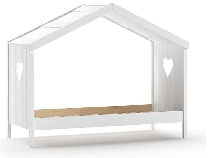 Białe łóżko dziecięce w kształcie domku 90x200 cm Amori – Vipack