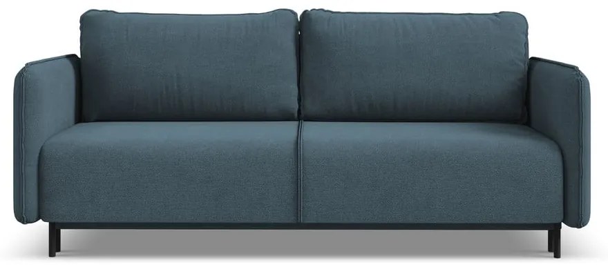 Niebieska rozkładana/ze schowkiem sofa 226 cm Luana – Makamii