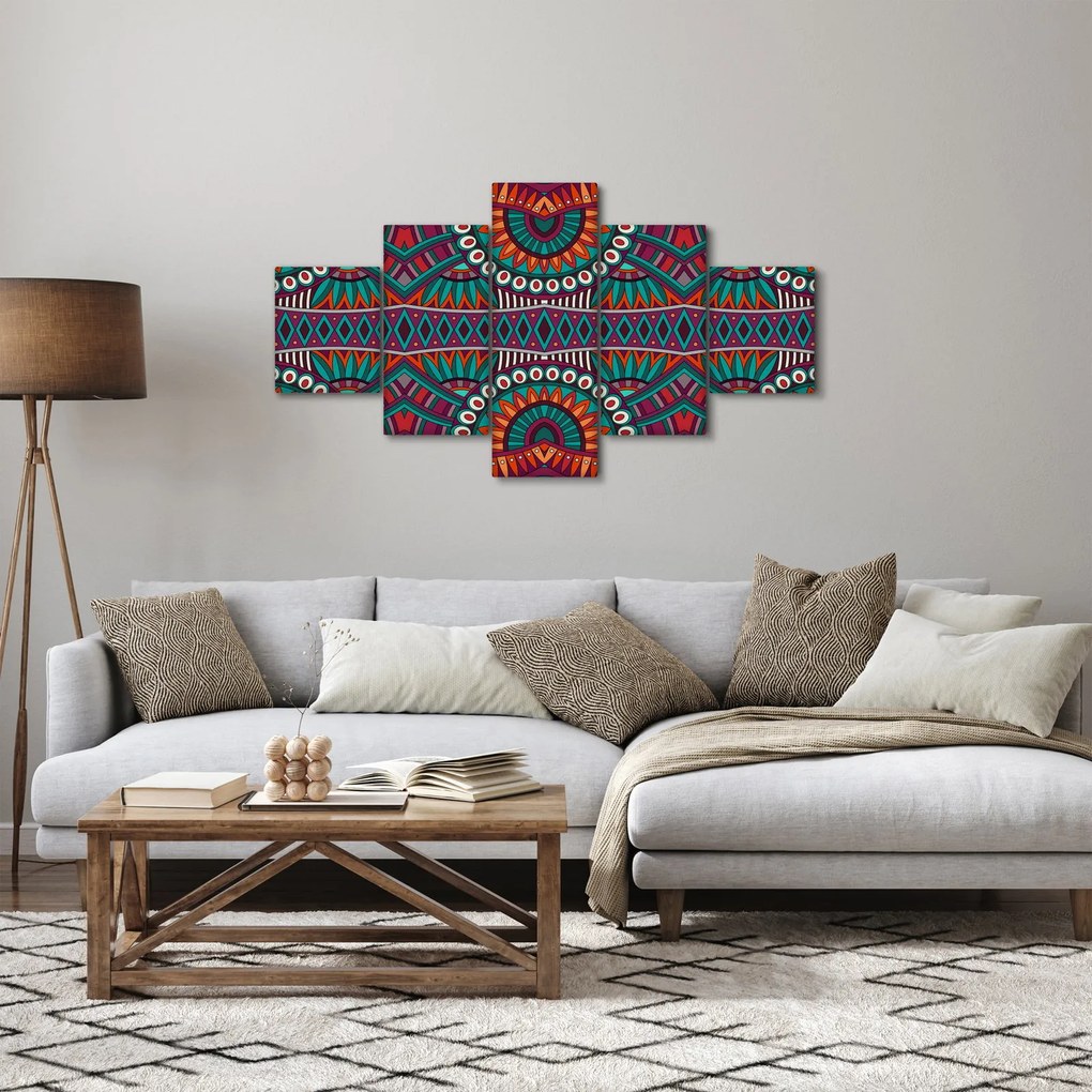Obraz abstrakcji ozdobnej (125x70 cm)