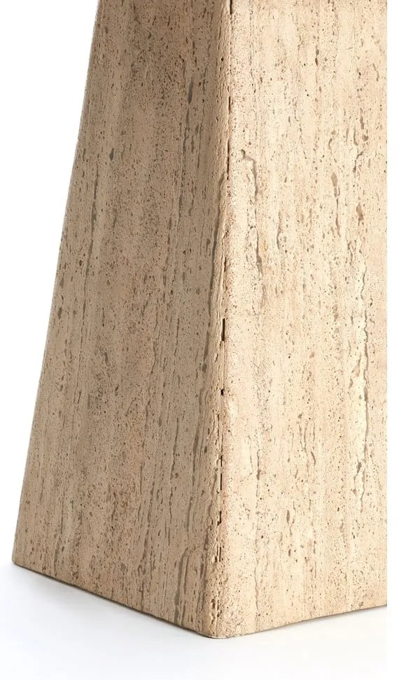 Stolik z kamiennym blatem 40x40 cm Kepami – Light &amp; Living