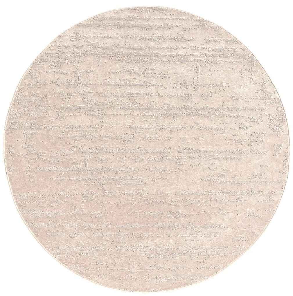 Dywan nowoczesny Stella beżowy koło 120 cm x 120 cm