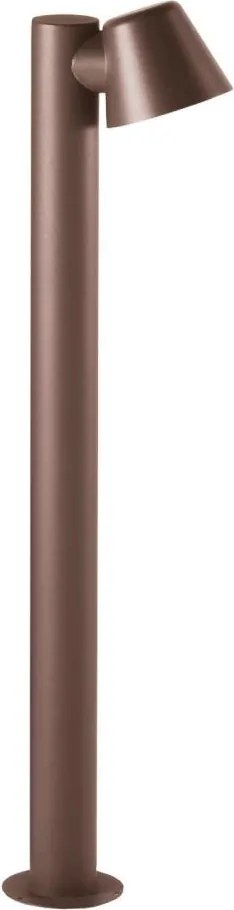 Ideal Lux - Lampa zewnętrzna GAS 1xGU10/35W/230V 80 cm IP43 brązowa