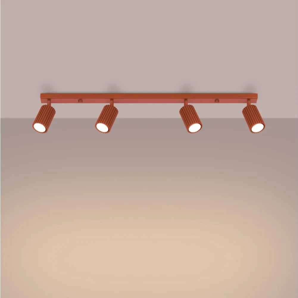 Brilagi - LED oprawa punktowa CRESTO 4xGU10/10W/230V czerwona