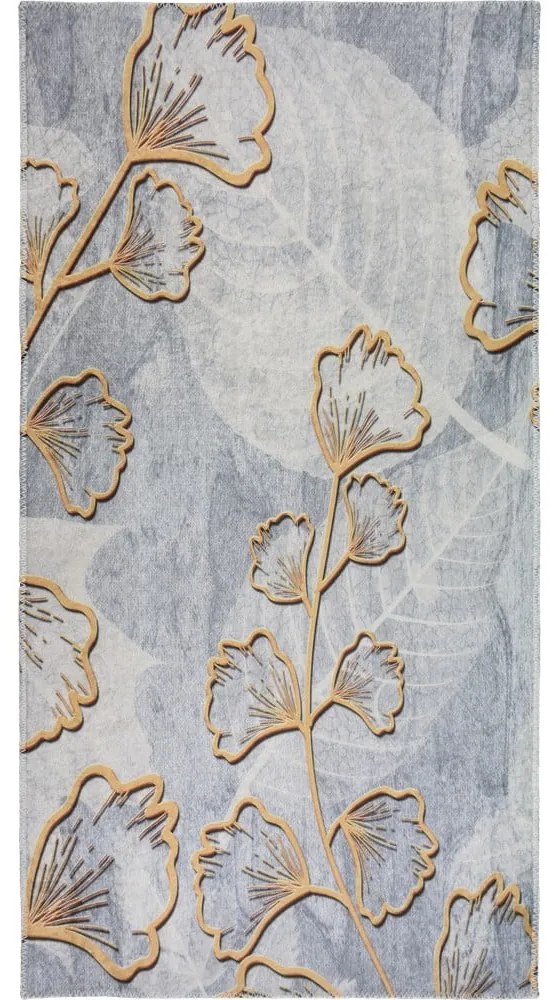 Dywan w szaro-złotym kolorze odpowiedni do prania 160x230 cm Dainty – Vitaus