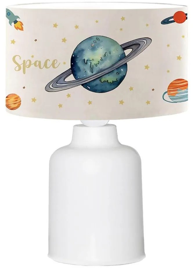 Lampka dziecięca CANDY 1xE27/40W/230V biała/kolorowa