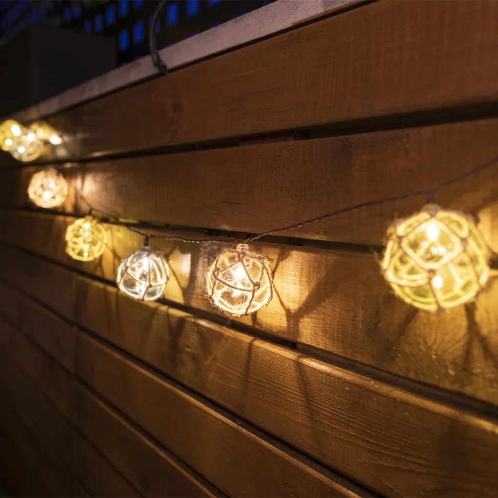 Zewnetrzna Świąteczne lampki zewnętrzne na sznurze 3,3 m z 10 żarówkami LED - Mare Oswietlenie zewnetrzne