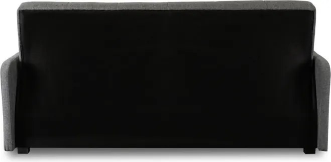 Sofa z Funkcją Spania ARIA Wersalka Rozkładana Dwuosobowa Szara Nowoczesna do Salonu