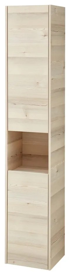 Szafka łazienkowa w dekorze sosny w naturalnym kolorze 185,5x35 cm Quickset 393 – Pelipal