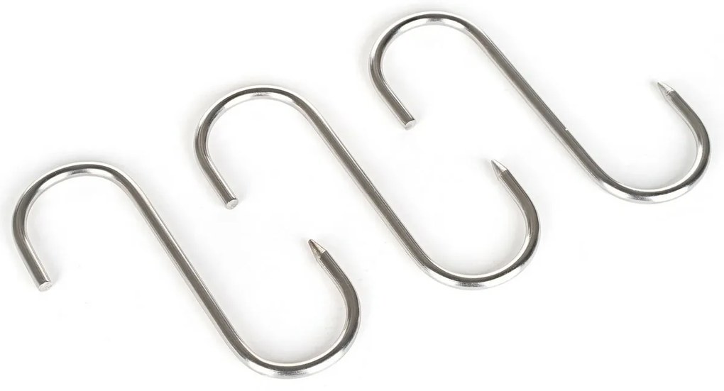 Banquet Hak nierdzewny do wędzarni AKCENT 11 x 8,5cm, 3 szt., S