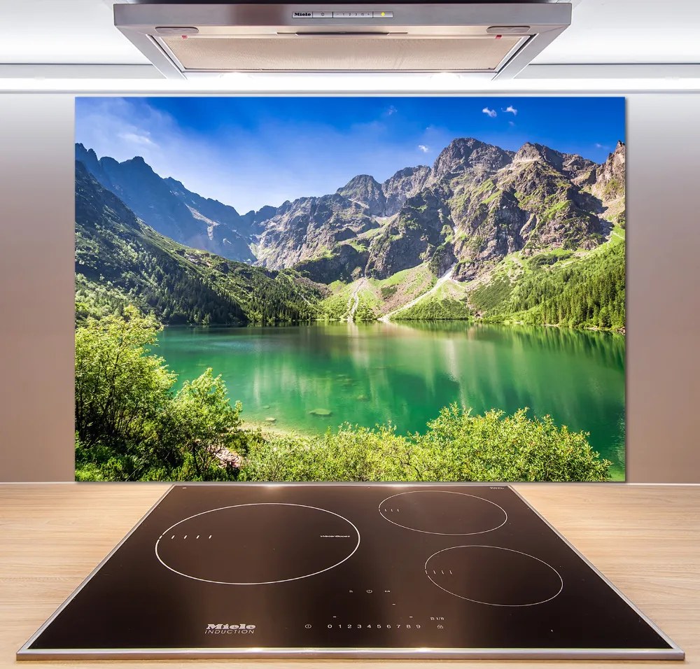 Panel do kuchni Morskie oko Tatry
