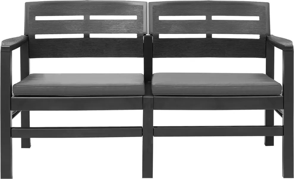 Ławka dwuosobowa z poduszkami Nikita