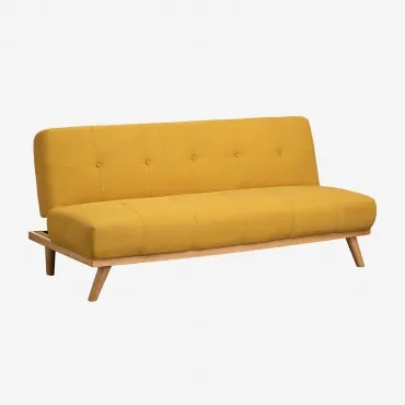 Juhli Lniana 2-osobowa Rozkładana Sofa Freesia - Sklum