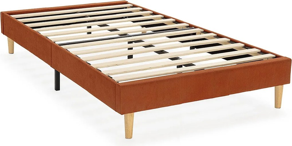 Podstawa kolumny z tapicerką Bari 90x190 cm Czerwona