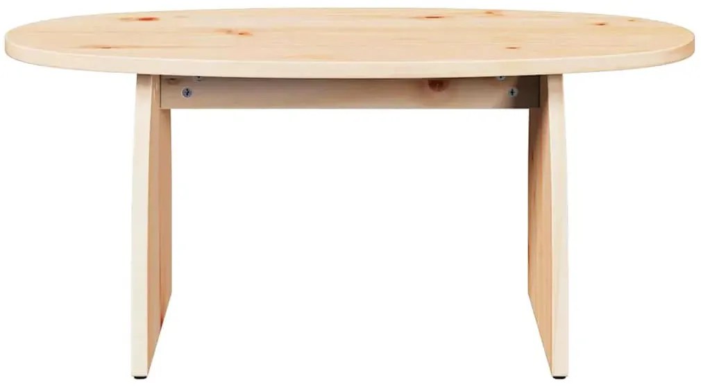 Sosnowy stolik kawowy owalny K4-W46