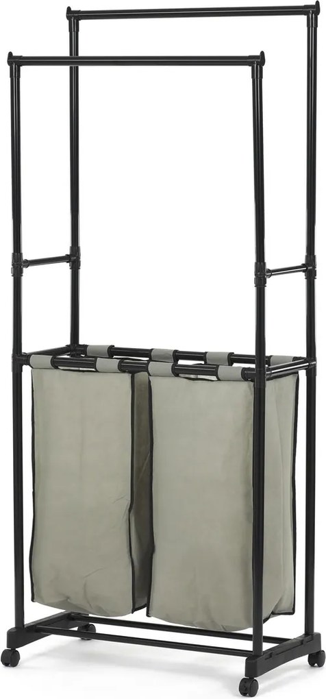 Stojak z miejscem do przechowywania GD-176 BK, plastik, czarny