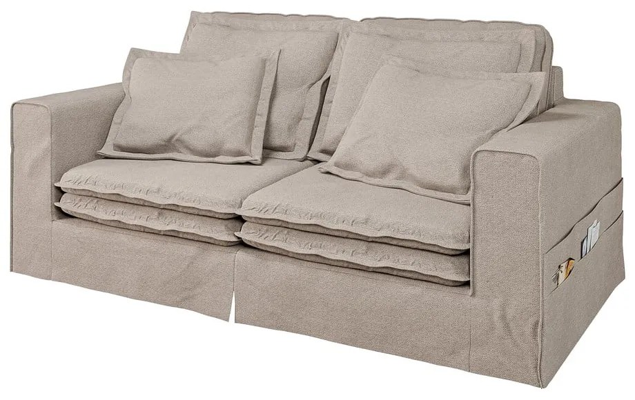 Beżowa sofa 196 cm Nora – Ropez