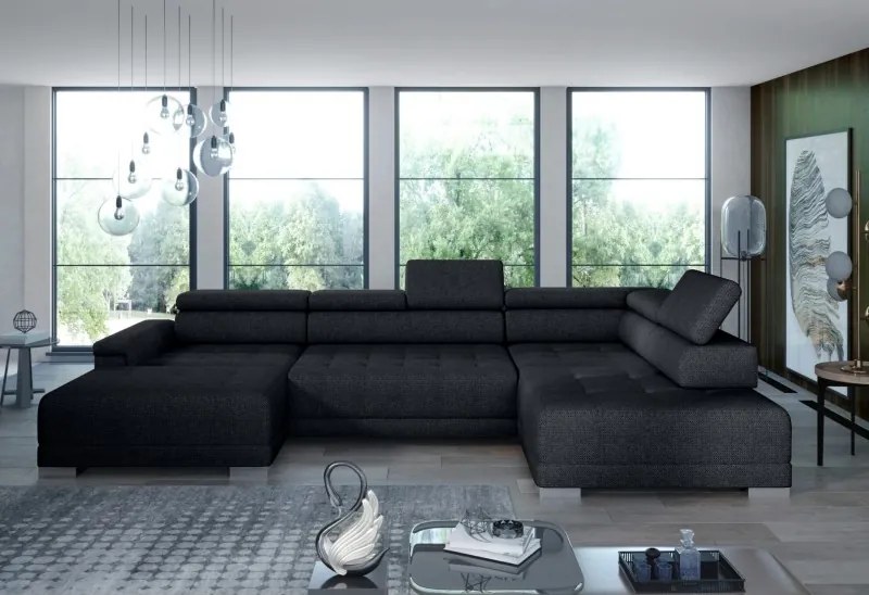 Narożnik CAMPO XL z elektryczną regulacją siedziska WERSAL