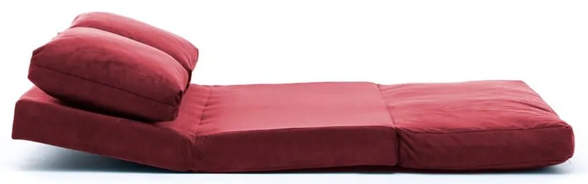 Bordowa rozkładana sofa 120 cm Taida – Balcab Home