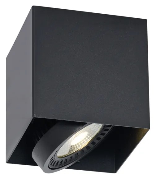 Nowoczesny reflektor natynkowy czarny z możliwością ściemniania LED - Dionysos Nowoczesny Oswietlenie wewnetrzne