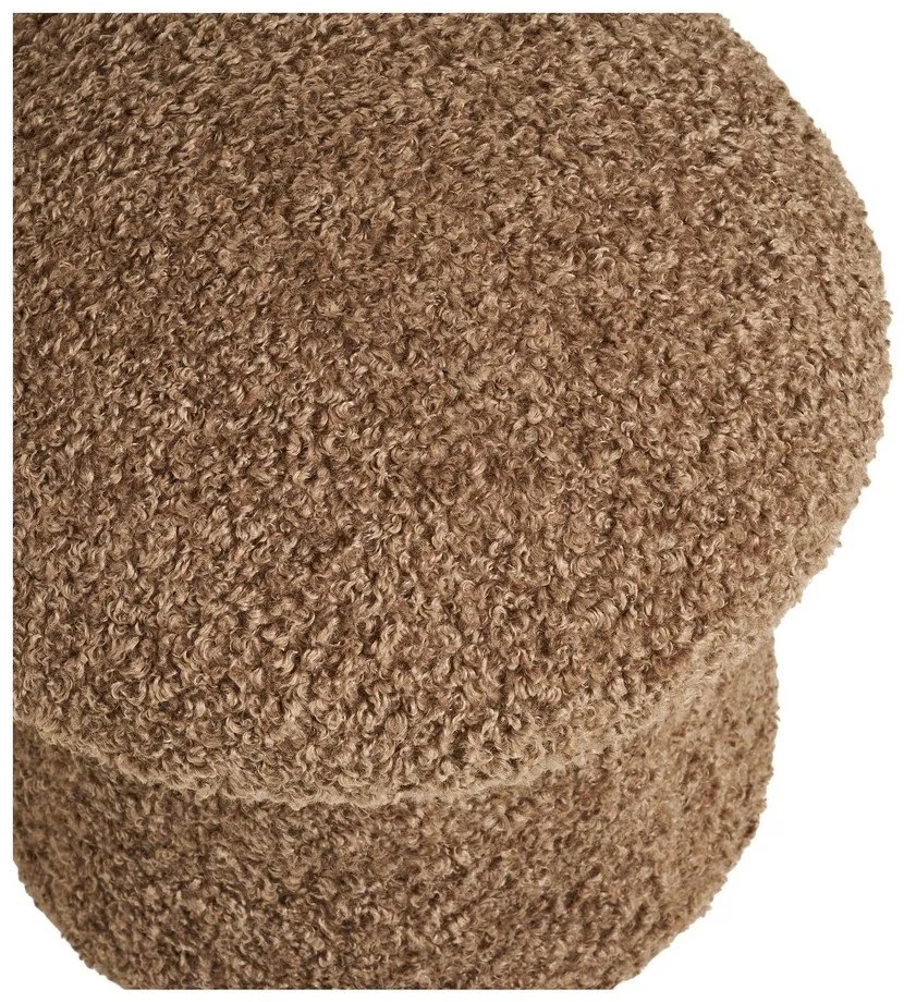 Brązowy puf Enna – House Nordic