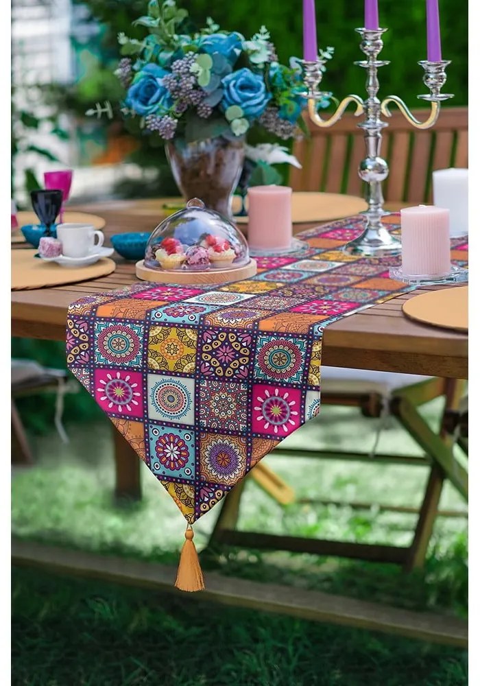Bieżnik 45x140 cm Mandala Tiles – Minimalist Cushion Covers