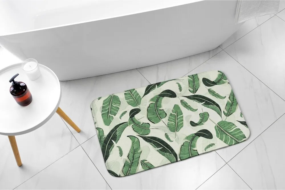 Dywanik do łazienki Dywanik do łazienki Liście Natura