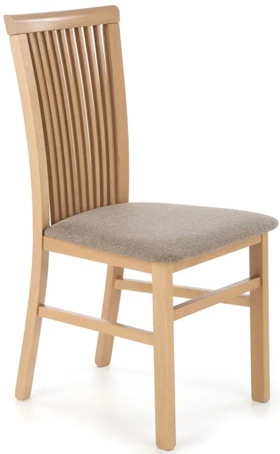 Krzesło do kuchni drewniane dąb artisan + jasny brąz Z7-L83
