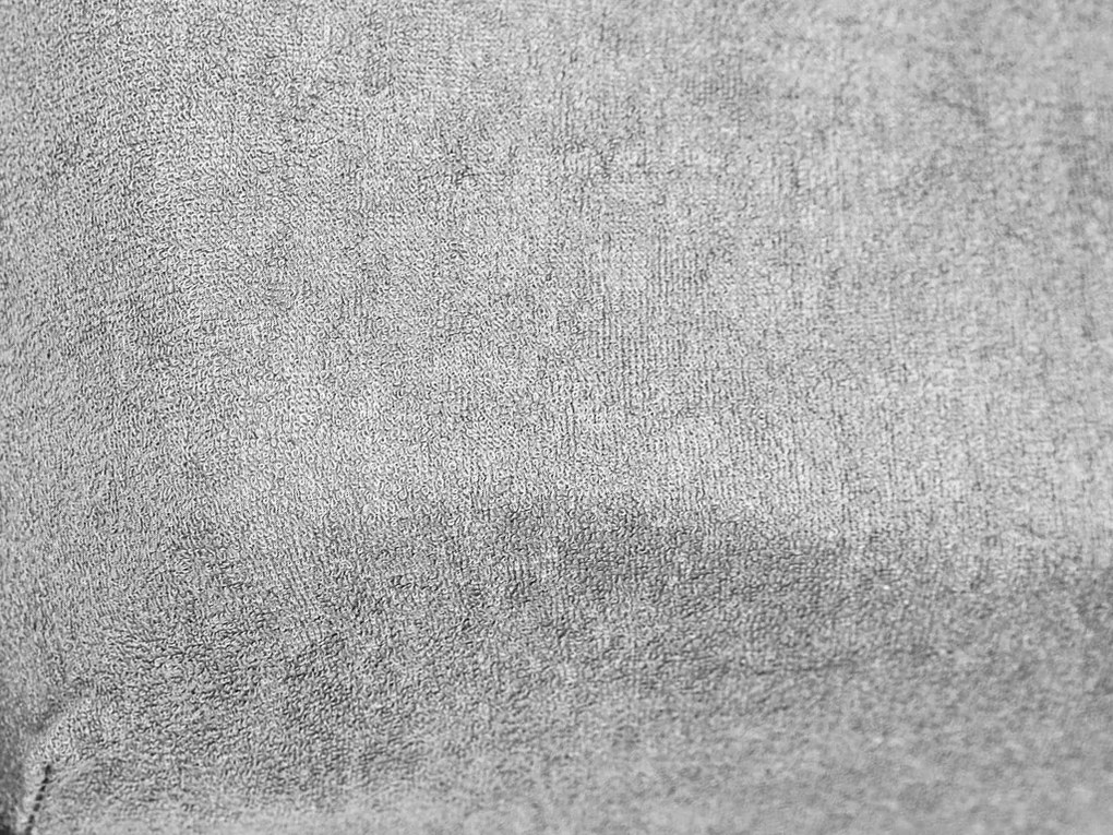 PrzytulneMieszkanie.pl Prześcieradło frotte do łóżeczka jasnoszare 60x120 cm