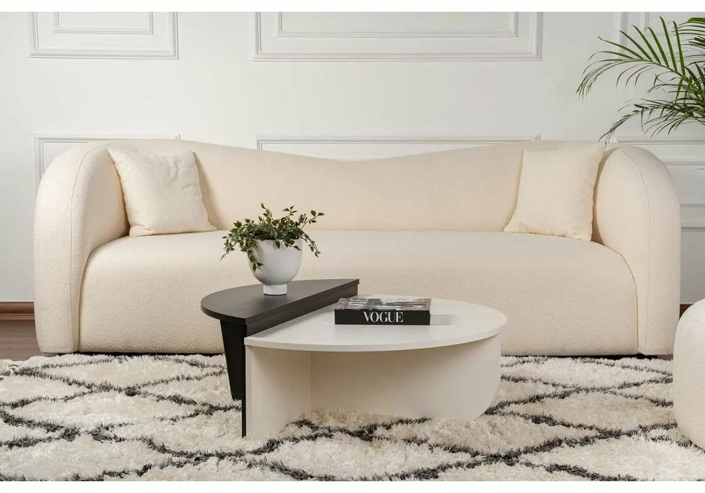 Stolik konferencyjny Orion White and Black