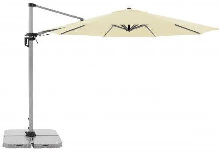 ACTIVE 370 cm - wahadłowy parasol ogrodowy z drążkiem bocznym : Substancja Desen - 820