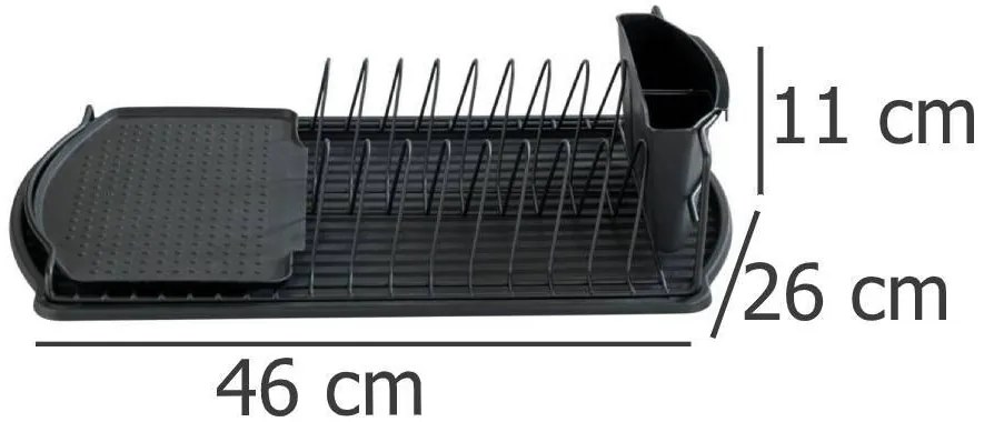 Suszarka do naczyń BASIC, 47 x 26 cm, WENKO