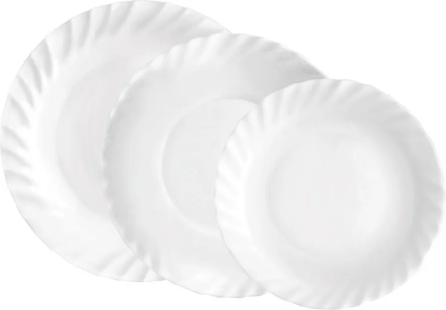 Bormioli Rocco 48-częściowy zestaw obiadowy z sztućcami Prima & Hanna