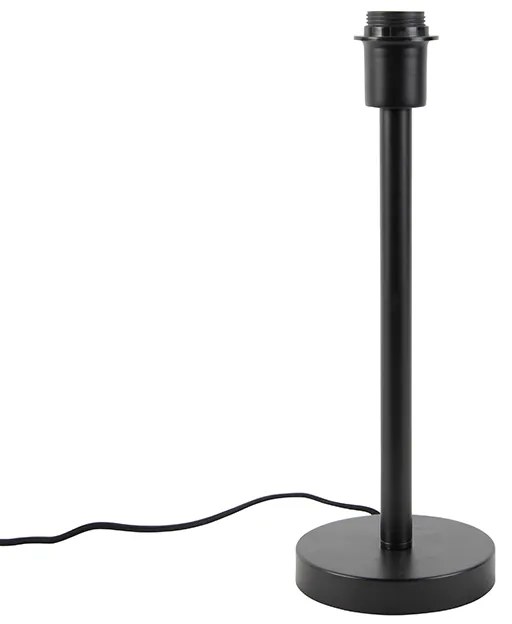 Nowoczesna lampa stołowa czarna bez klosza - Simplo