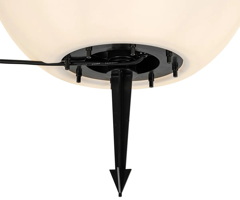 Zewnetrzna Nowoczesna lampa zewnętrzna biała 45 cm IP65 - Nura Nowoczesny Oswietlenie zewnetrzne