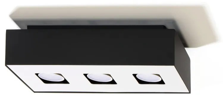 Czarna lampa sufitowa Sollux Hydra 3