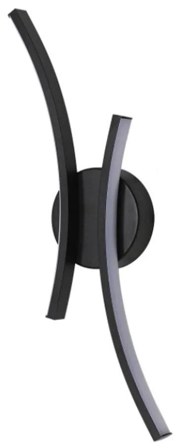 Kinkiet lampa wisząca LED liniowa metalowa AT79-2KL-Black