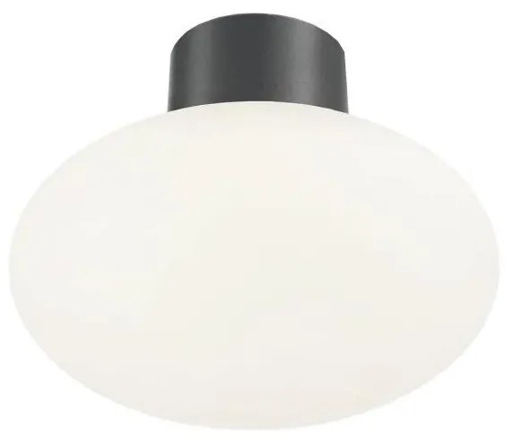 Ideal Lux - Plafon zewnętrzny CLIO 1xE27/42W/230V IP44 antracyt