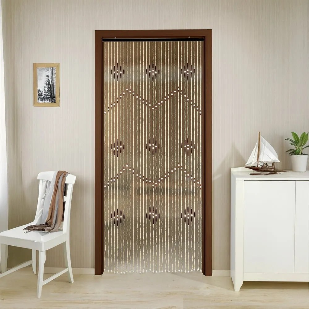 Bambusowa zasłona na drzwi w naturalnym kolorze 90x200 cm – Maximex