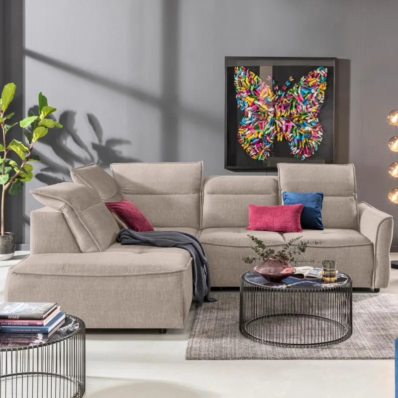 Narożnik MURILLO L z elektryczną regulacją siedziska WERSAL