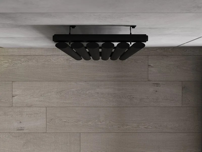 Mexen Oregon grzejnik dekoracyjny 1800 x 360 mm, 604 W, czarny - W202-1800-350-00-70