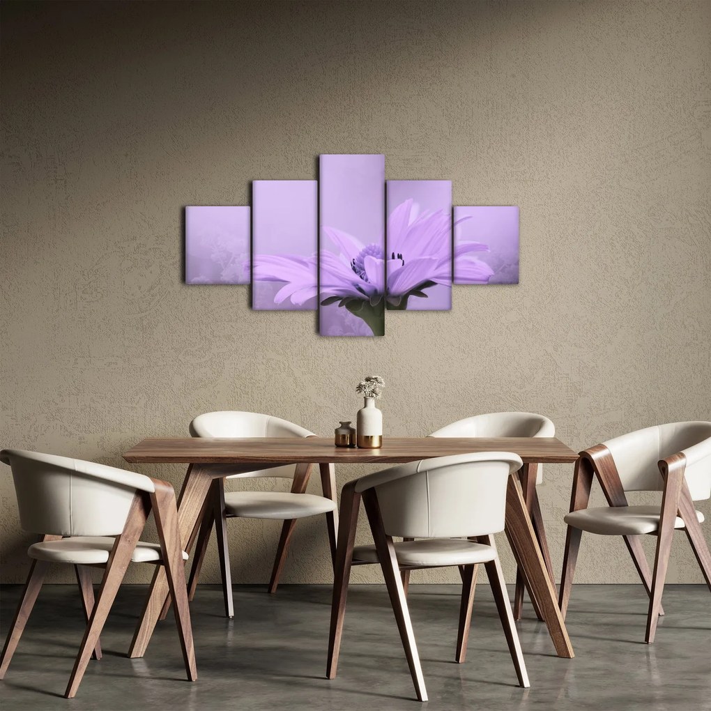 Obraz - Fioletowy kwiat (125x70 cm)