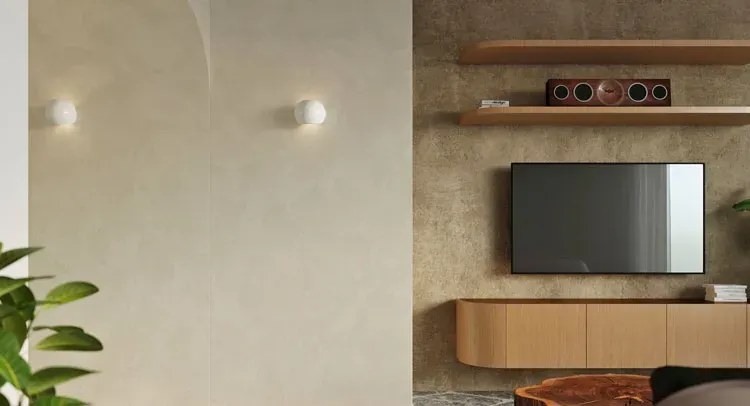 Ceramiczny okrągły kinkiet biały połysk - S486 R9-L20