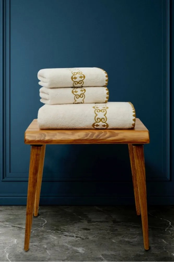 Ręcznik MONDRIAN 50x100cm Śmietankowy