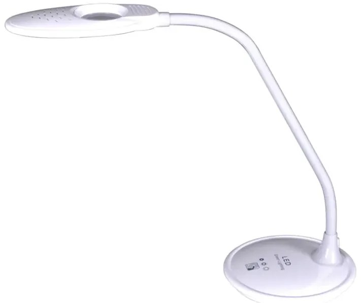 Biała lampka biurkowa LED do pracowni - 5X 80cm S260 L6-H27