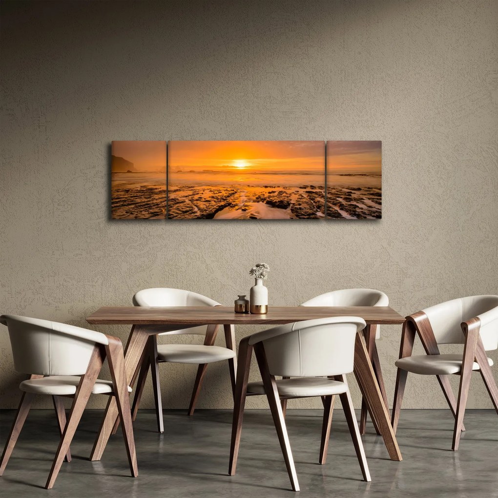Obraz zachodu słońca (170x50 cm)