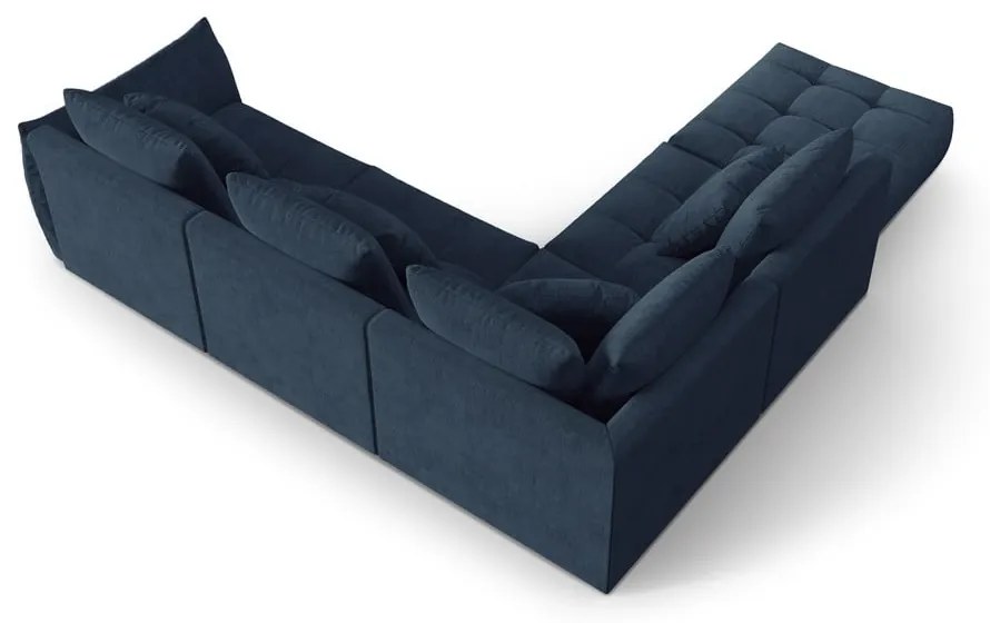Ciemnoniebieski narożnik (lewostronny/w kształcie litery L) Bloom – Micadoni Home