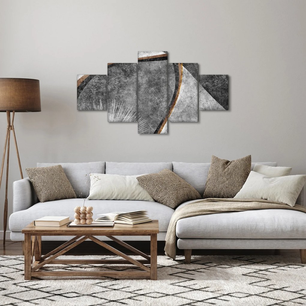 Obraz - Abstrakcja w betonie (125x70 cm)