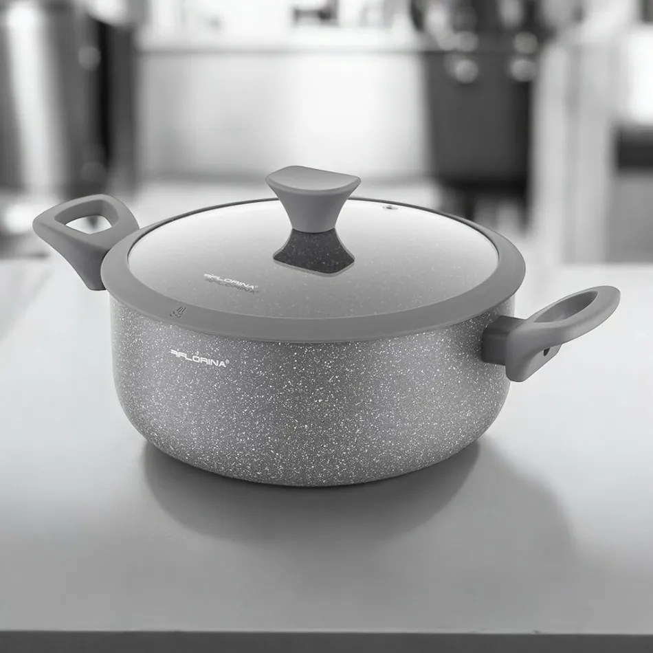 Florina Aluminiowy garnek z pokrywką autorstwaMateusza Gesslera, 24 cm, 4,2 l