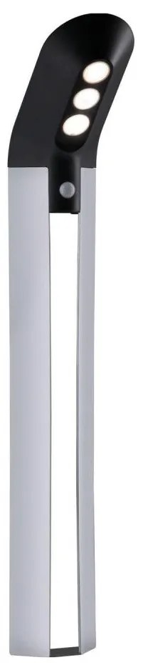 Paulmann 94252 - LED 1,2W IP44 lampa solarna z czujnikiem SOLEY 3,7V