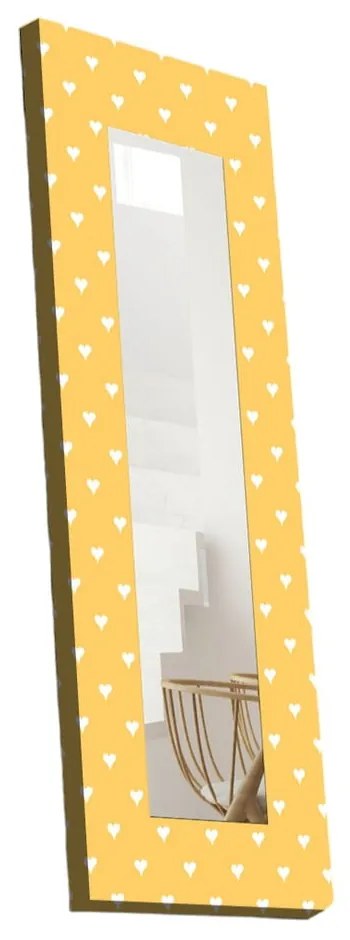 Lustro ścienne z drewnianą ramą 40x120 cm – Wallity